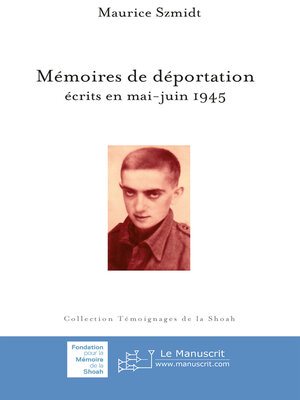 cover image of Mémoire de déportation, écrits en mai-juin 1945